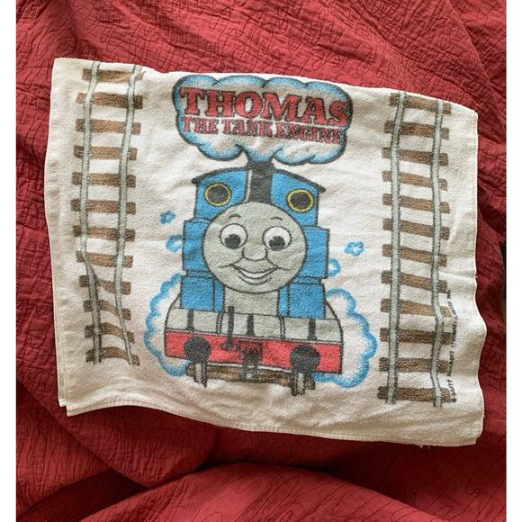 Vintage 1992 Thomas the Tank Engine Train Beach/Pool Towel Made in USA - Picture 3 of 10
